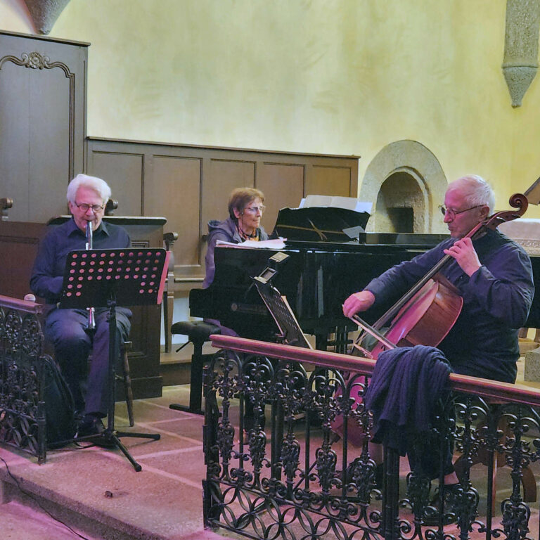 photo de concert de musique classique donné l'après midi dans l'église