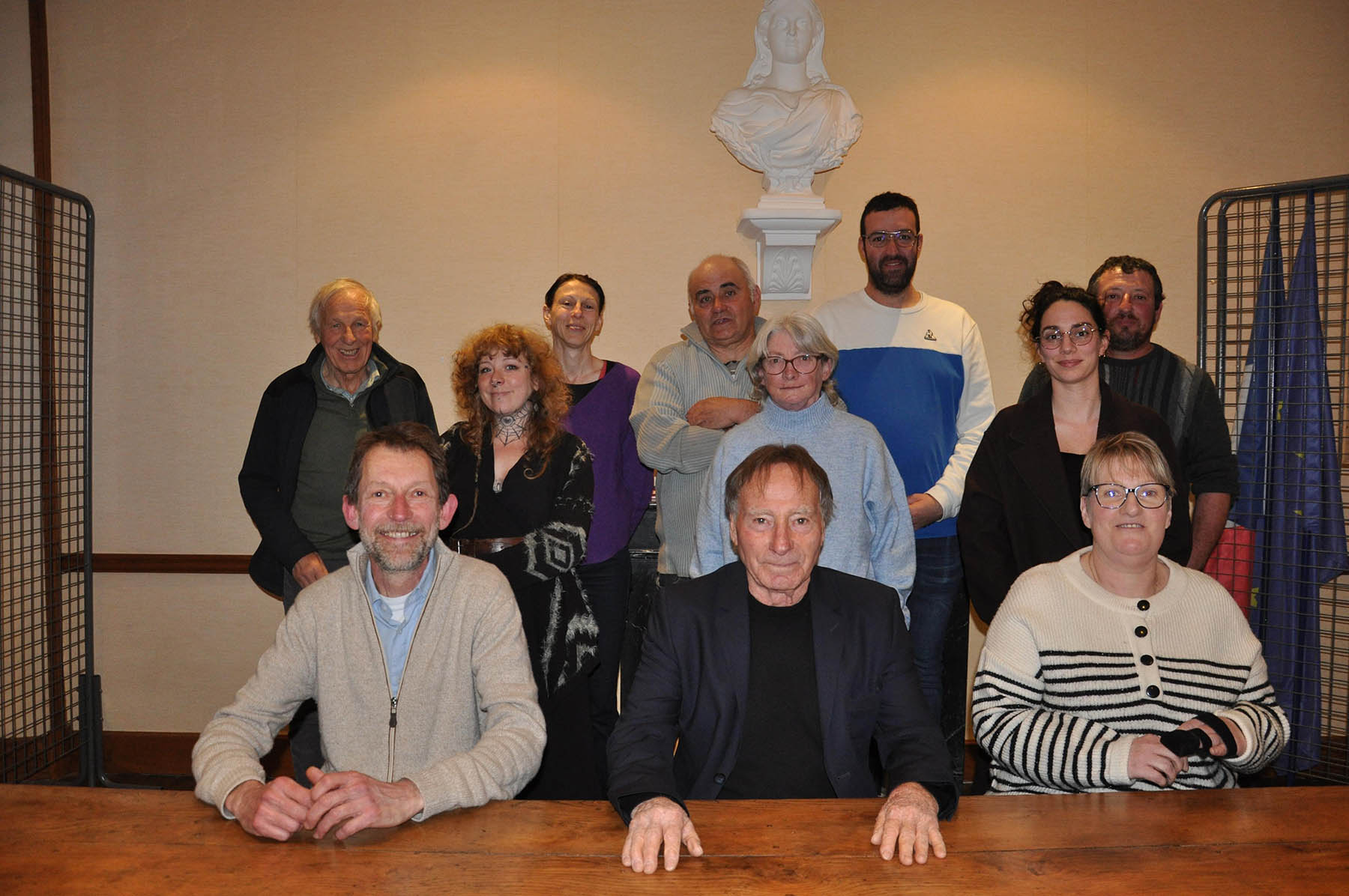 Photo du conseil municipal élu le 15 mars 2026